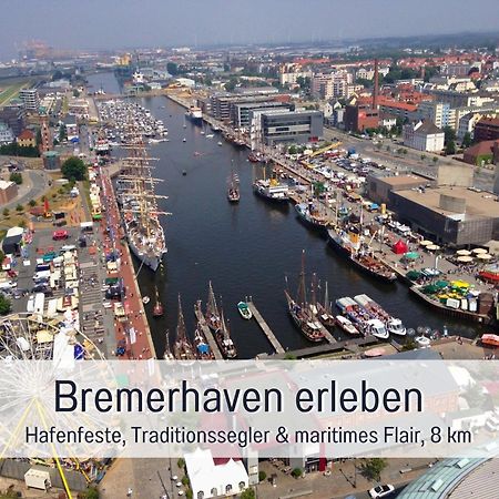 "Lilie" In Geestland-Langen, Ideal Fuer Familien & Homeoffice - Wlan & Parkplatz - 3 Zimmer, Balkon - Nahe Bremerhaven Exterior photo