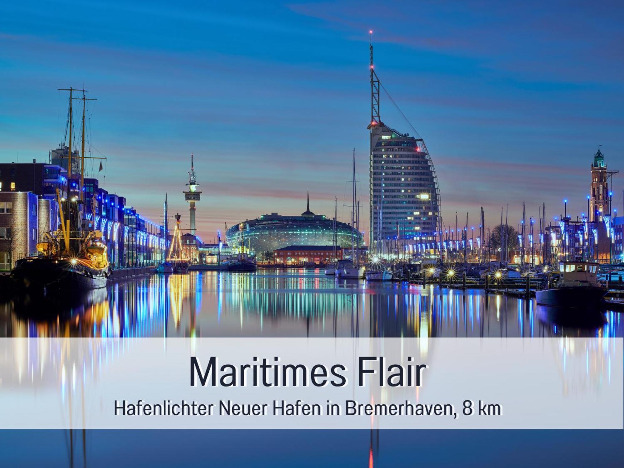 "Lilie" In Geestland-Langen, Ideal Fuer Familien & Homeoffice - Wlan & Parkplatz - 3 Zimmer, Balkon - Nahe Bremerhaven Exterior photo